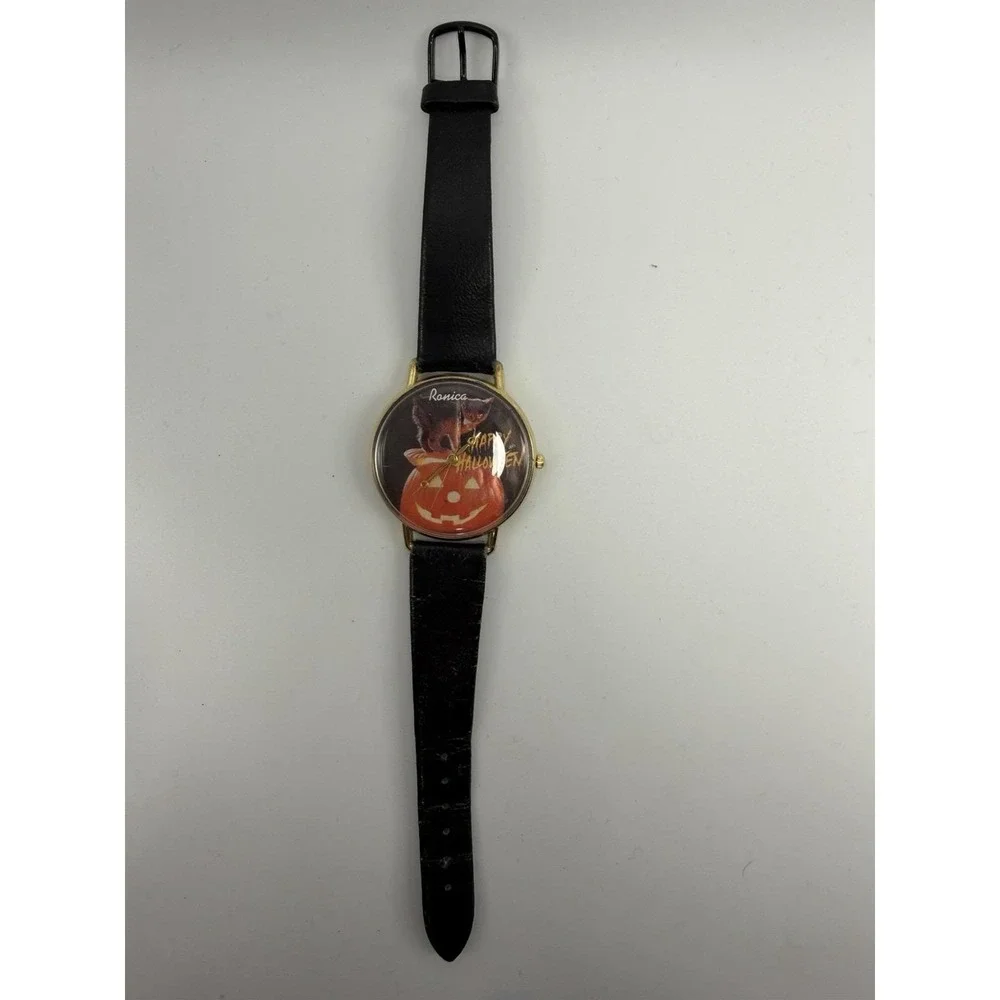 Ronica Happy Halloween Mens Watch‎ New Battery 43MM 8